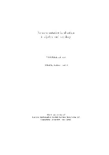 Noncommutative Localization In Algebra And Topology Ranicki Ed