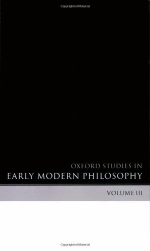 Oxford Studies In Early Modern Philosophy Daniel Garber Steven M Nadler