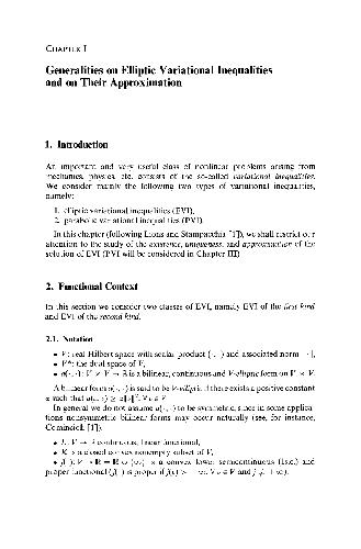 Numerical Methods For Nonlinear Variational Problems