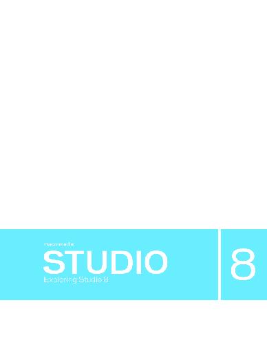 Exploring Macromedia Studio 8 1st Edition Sept 2005 Charles Nadeau