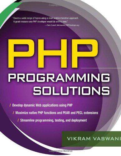 Php Programming Solutions 1st Edition Vikram Vaswani