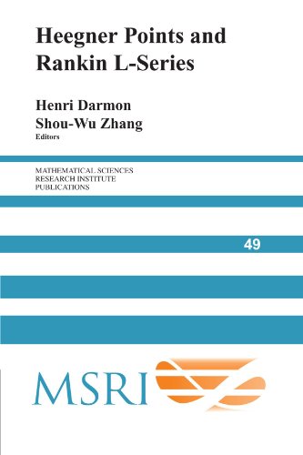 Heegner Points And Rankin Lseries Henri Darmon Shouwu Zhang