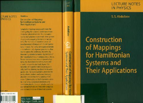 Construction Of Mappings For Hamiltonian Systems And Their Applications Pd Abdullaev Ss