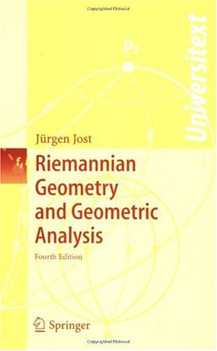 Riemannian Geometry And Geometric Analysis 4th Jrgen Jost