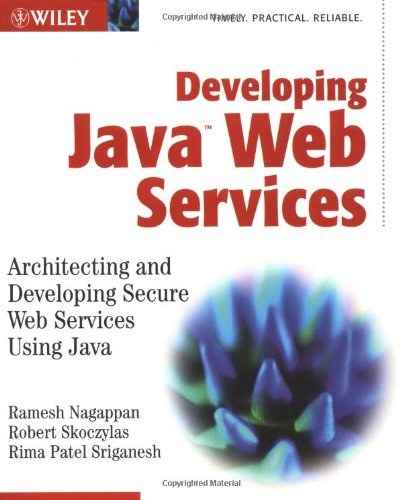 Developing Java Web Services Architecting And Developing Secure Web Services Using Java Ramesh Nagappan