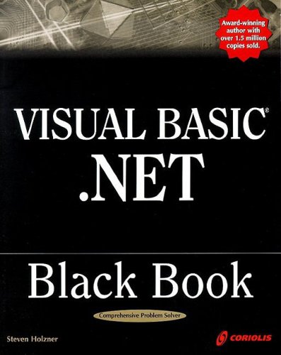 Visual Basicnet Black Book 1st Edition Steve Holzner Steven Holzner