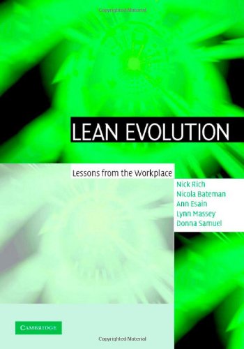 Lean Evolution Lessons From The Workplace Nick Rich Nicola Bateman