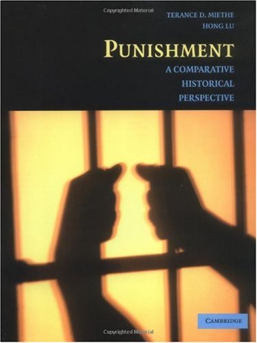 Punishment A Comparative Historical Perspective Terance D Miethe