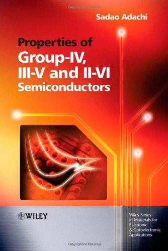 Properties Of Groupiv Iiiv And Iivi Semiconductors Sadao Adachi