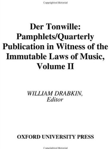 Der Tonwille Pamphlets In Witness Of The Immutable Laws Of Music Volume Ii The Late Heinrich Schenker