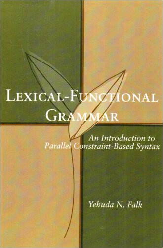 Lexical Functional Grammar Yehuda N Falk