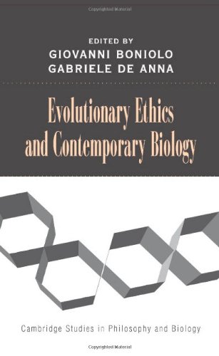 Evolutionary Ethics And Contemporary Biology Giovanni Boniolo