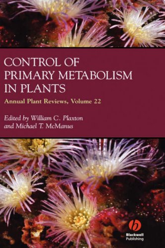 Annual Plant Reviews Control Of Primary Metabolism In Plants Volume 22 William Plaxton