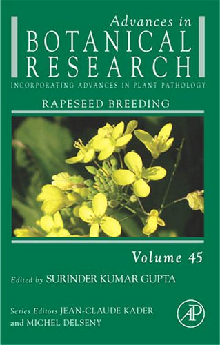 Rapeseed Breeding 1st Edition Surinder Kumar Gupta M Delseny And Jc Kader Eds