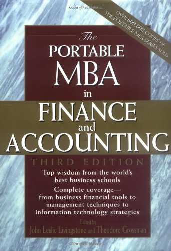 The Portable Mba In Finance And Accounting 3rd Ed John Leslie Livingstone