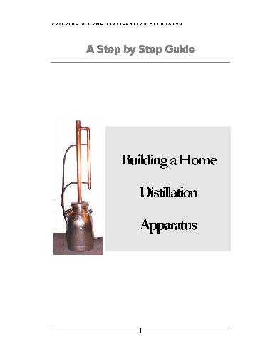 Building A Home Distillation Apparatus Nicholas Harter