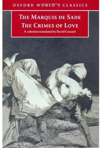 Crimes Of Love Marquis De Sade David Coward