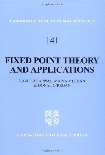 Fixed Point Theory And Applications 1st Edition Ravi P Agarwal