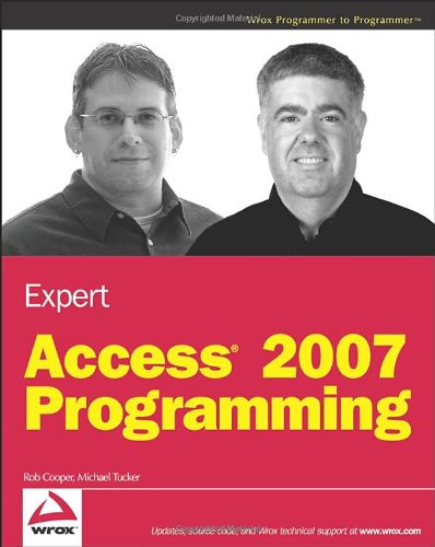 Expert Access 2007 Programming Papdig Rob Cooper Michael Tucker