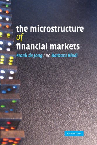The Microstructure Of Financial Markets 1st Edition Frank De Jong