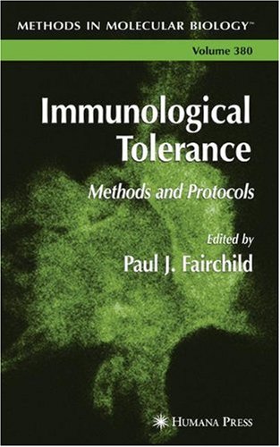 Immunological Tolerance Methods And Protocols 1st Edition Giorgio Raimondi