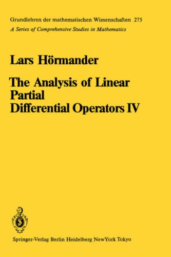 The Analysis Of Linear Partial Differential Operators Fourier Integral Operators Grundlehren Der Mathematischen Wissenschaften V 4 Lars Hrmander
