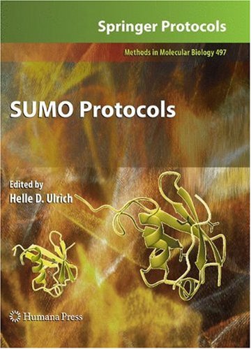 Sumo Protocols 1st Edition Helle D Ulrich Auth Helle D Ulrich Eds