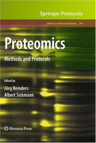 Proteomics Methods And Protocols 1st Edition Friedrich Lottspeich Auth