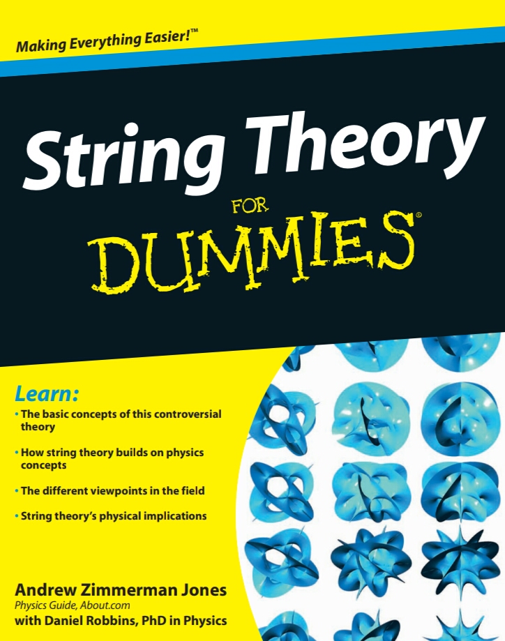 String Theory For Dummies 1 Original Andrew Zimmerman Jones Daniel Robbins