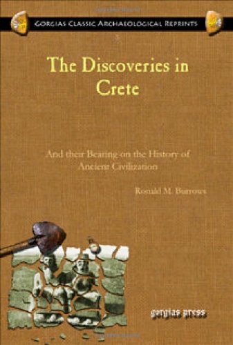 The Discoveries In Crete Ronald Burrows