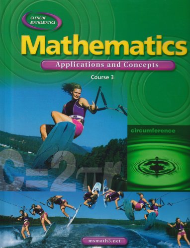 Mathematics Applications And Concepts Course 3 Student Edition Mcgrawhill