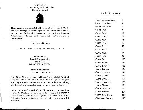 Tal Botvinnik 1960 1st Mikhail Tal