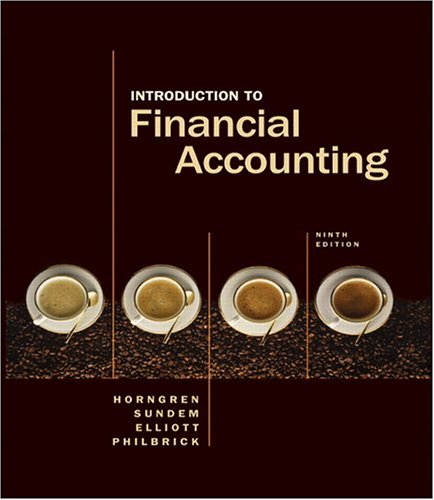 Introduction To Financial Accounting 9th Edition Charles T Horngren