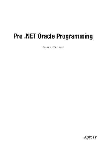 Pro Net Oracle Programming 1st Edition Mark A Williams