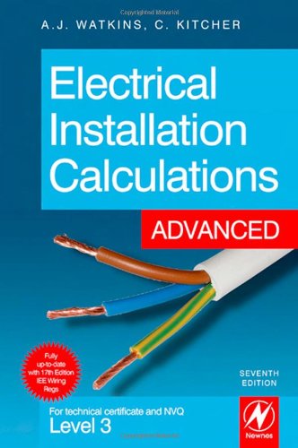 Electrical Installation Calculations Advanced 7th Edition Aj Watkins