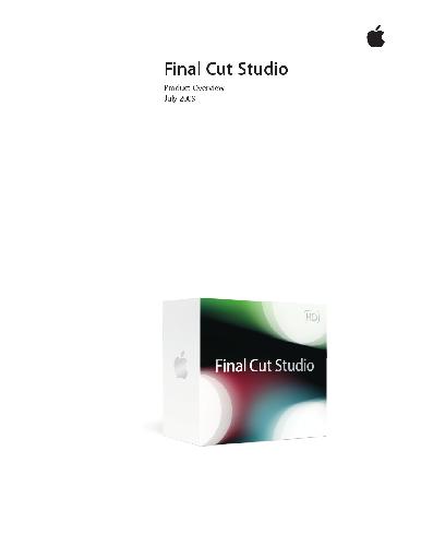 Final Cut Studioin Depth