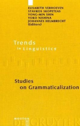 Studies On Grammaticalization Helmbrecht Johannes Elisabeth Verhoeven