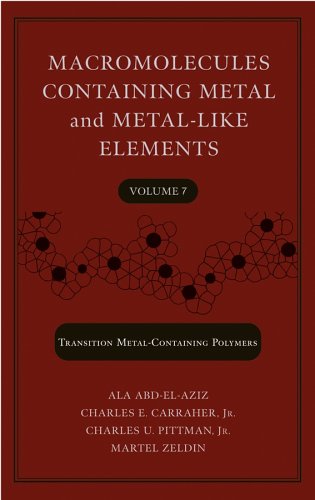 Macromolecules Containing Metal And Metallike Elements Nanoscale Interactions Of Metalcontaining Polymers Alaa S Abdelaziz