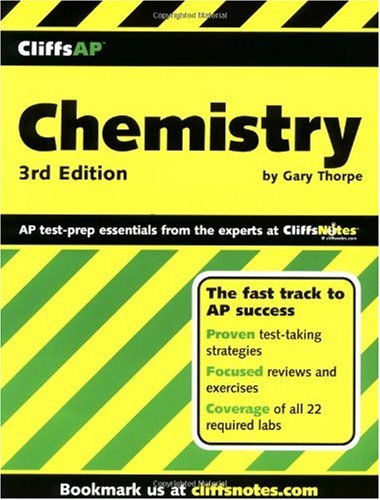 Cliffsap Chemistry 3rd Ed Gary S Thorpe