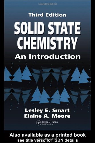 Solid State Chemistry An Introduction 3rd Edition Lesley E Smart