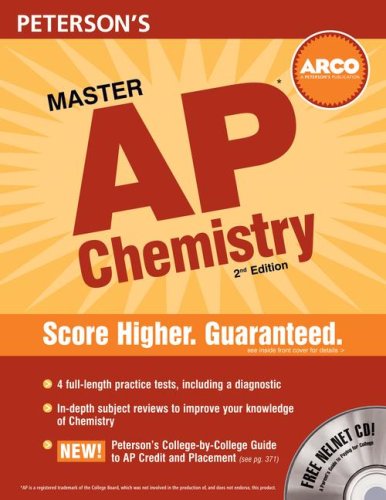 Petersons Master Ap Chemistry 2nd Edition Brett Barker