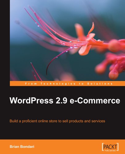 Wordpress 29 Ecommerce 1st New Edition Brian Bondari