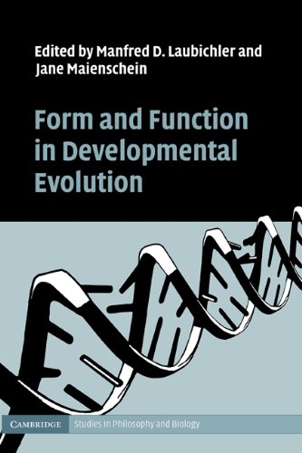 Form And Function In Developmental Evolution 1st Edition Manfred D Laubichler