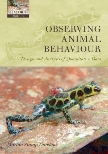 Observing Animal Behaviour Design And Analysis Of Quantitive Controls Marian Stamp Dawkins