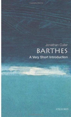 Barthes Revised Jonathan Culler