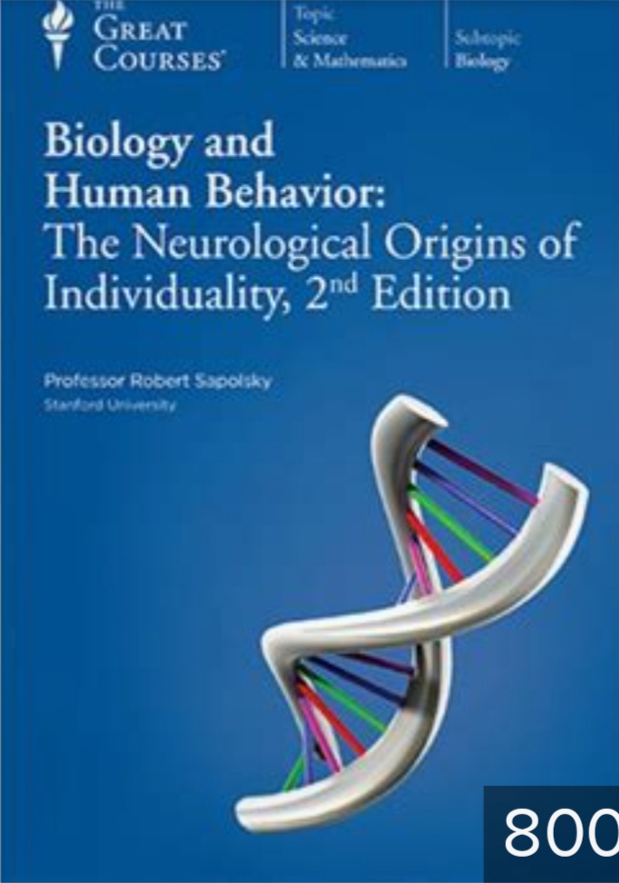 Biology And Human Behavior The Neurological Origins Of Individuality 2nd Robert Sapolsky