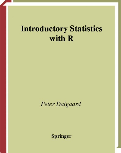 Introductory Statistics With R Peterdalgard