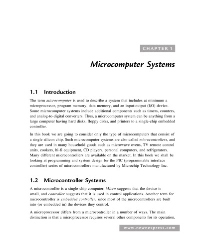 Advanced Pic Microcontroller Projects In C