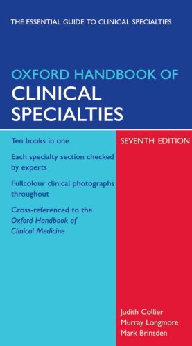 Oxford Handbook Of Clinical Specialties 7th Edition Judith Collier