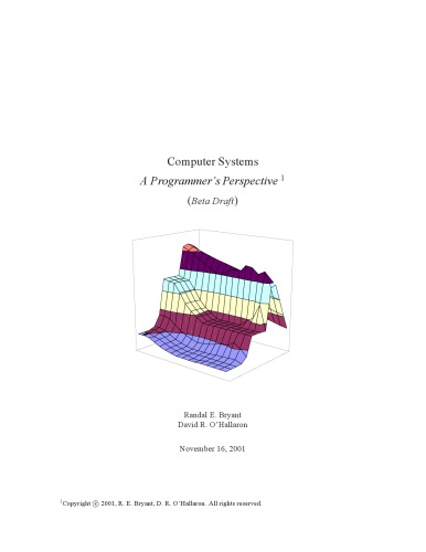 Computer Systems A Programmers Perspective Randal Ebryant David Ro Hallaron
